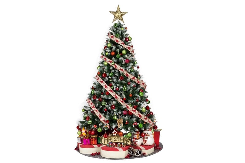 AUXO-FUN Small Size 28ct shatterproof Christmas Ball Ornaments in 4 Classic finishes for Christmas Tree Decoration (Lime Green, 1.57â€œ Mini Size) - Image 5